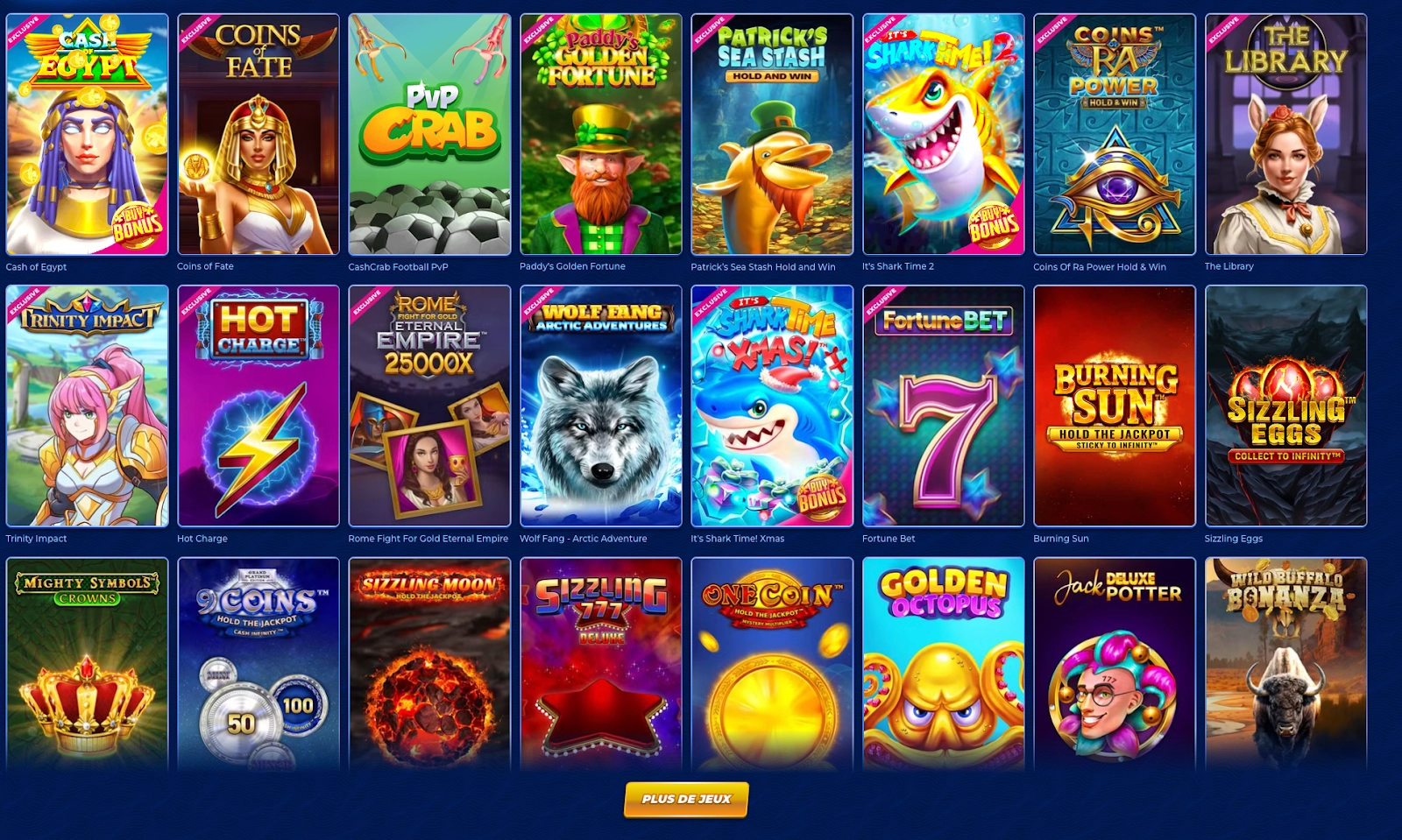 BassBet Casino – Collection de jeux populaires et exclusifs Sélection variée de jeux de casino BassBet, incluant des machines à sous exclusives et des nouveautés.